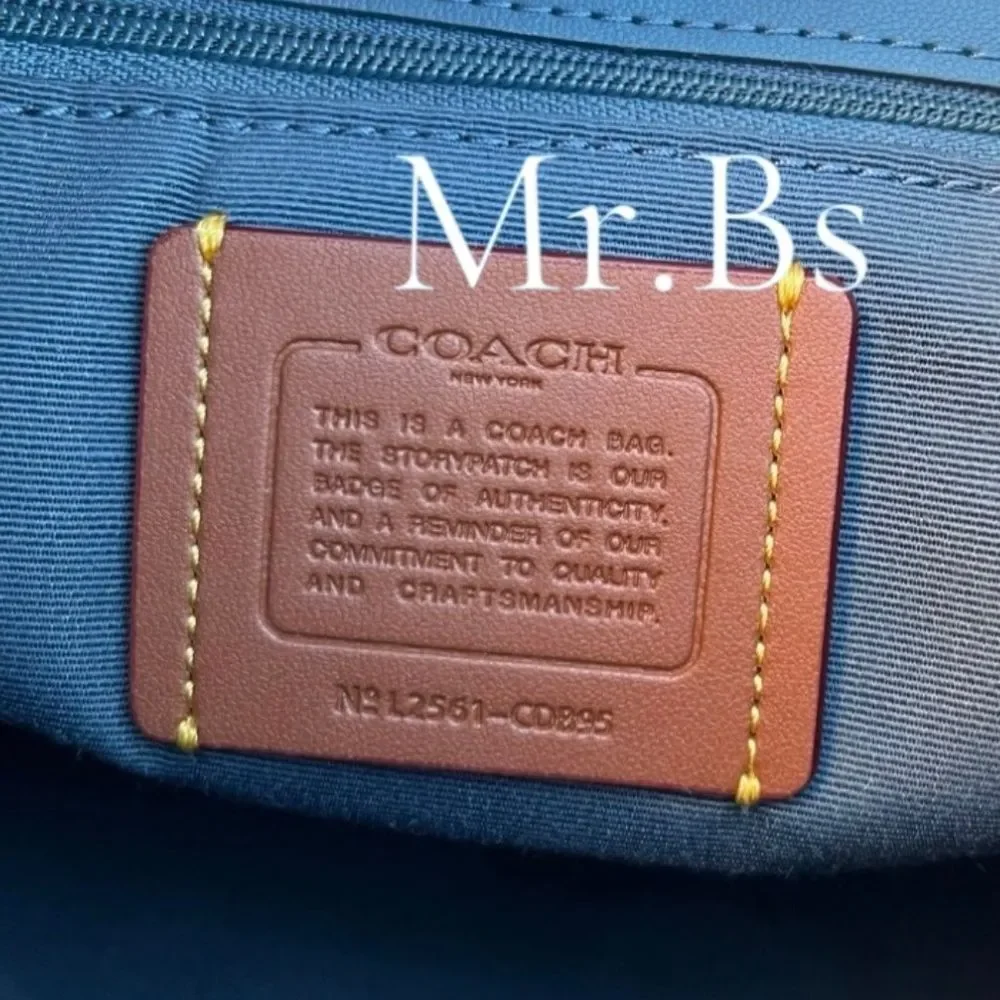 Coach Hadley Backpack In Signature Denim Purse